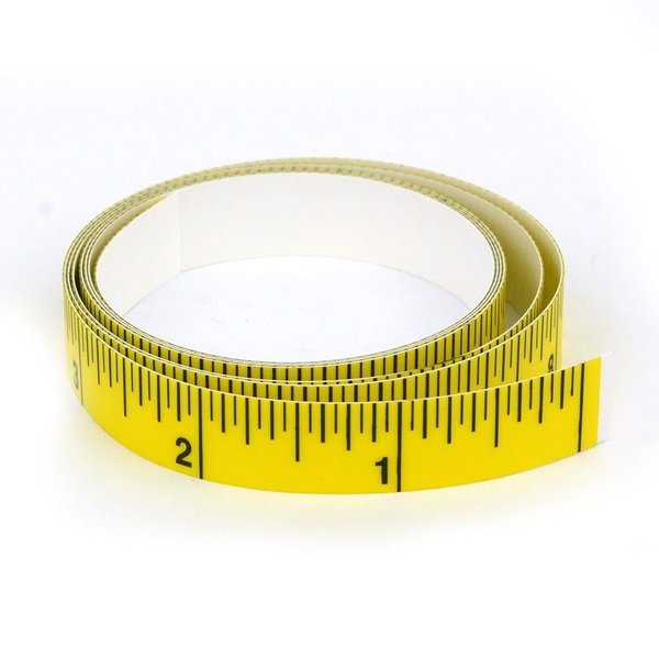 Big Horn 48 Inch Lengths, 9/16 Inch Width Self Stick Tape Rule 19646